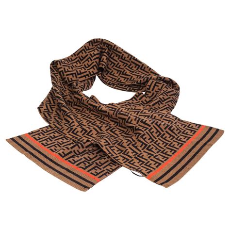 fendi scarf orange